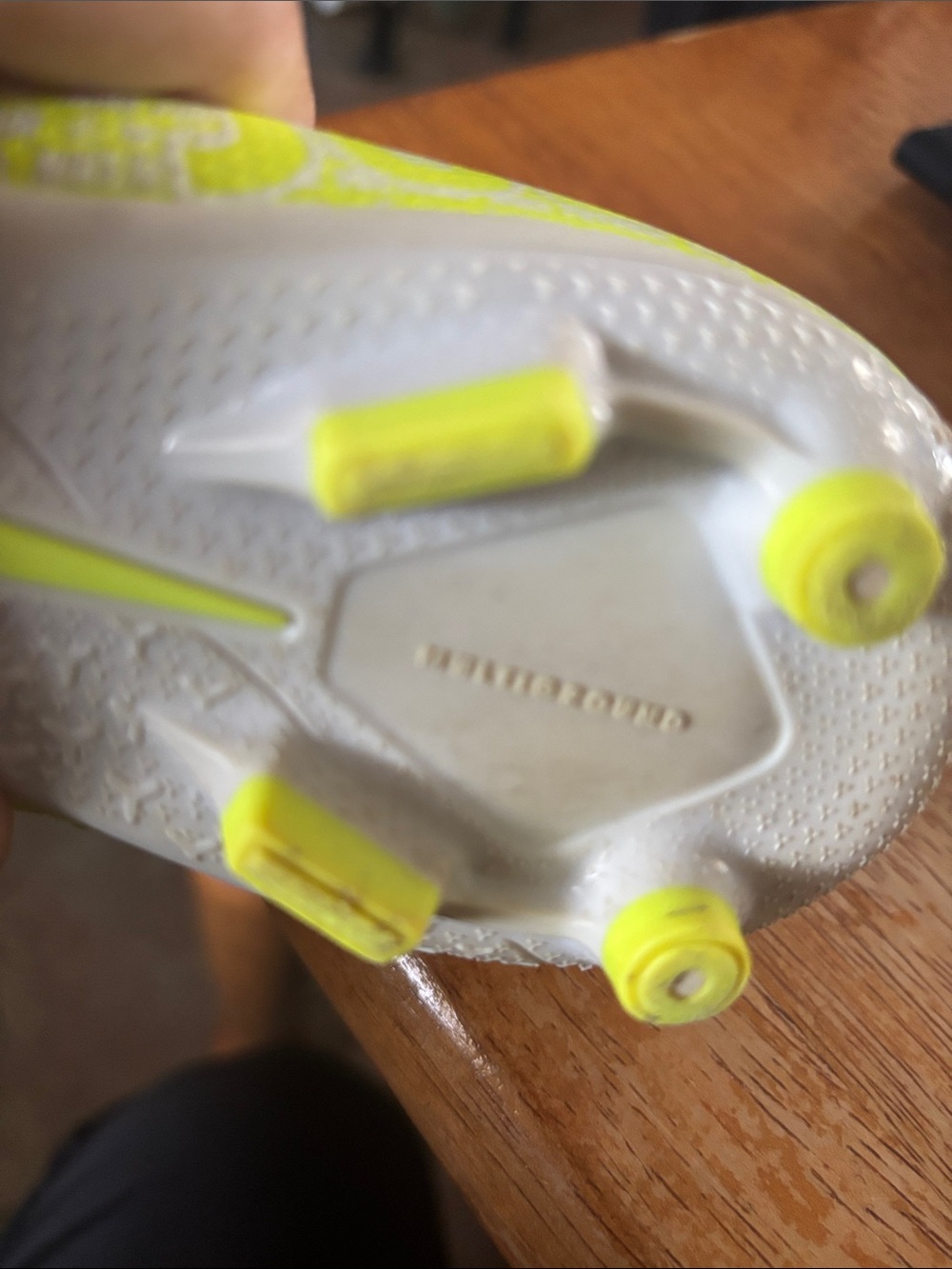 Nike Bright Yellow Cleats - Picture 13 of 16